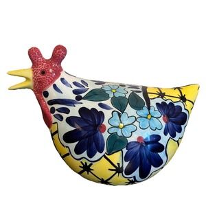 CBK Ltd Hand Painted Ceramic Rooster Country Decor Cottagecore Whimsical‎